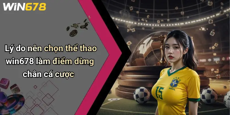 Lý do nên chọn thể thao win678 làm điểm dừng chân cá cược